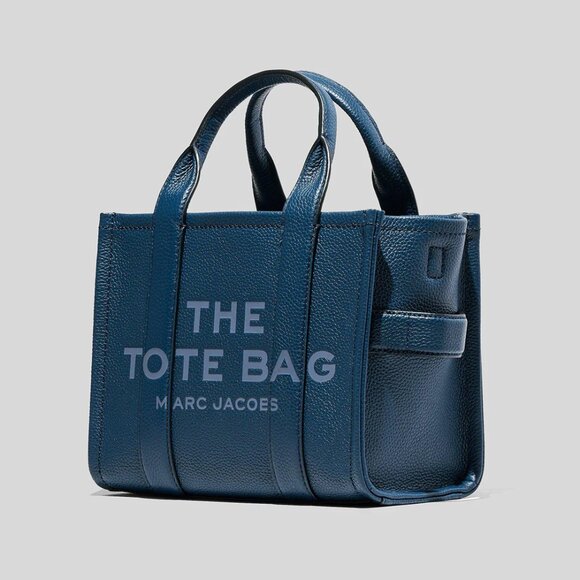 MARC JACOBS The Leather Small Tote – Blue Sea - Picture 2 of 10